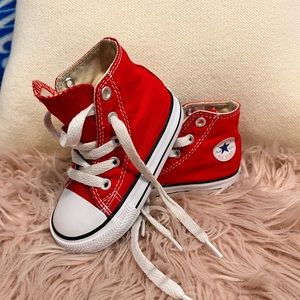 Converse Chuck Taylor All Star Hi Sneaker - Baby / Toddler - Red
